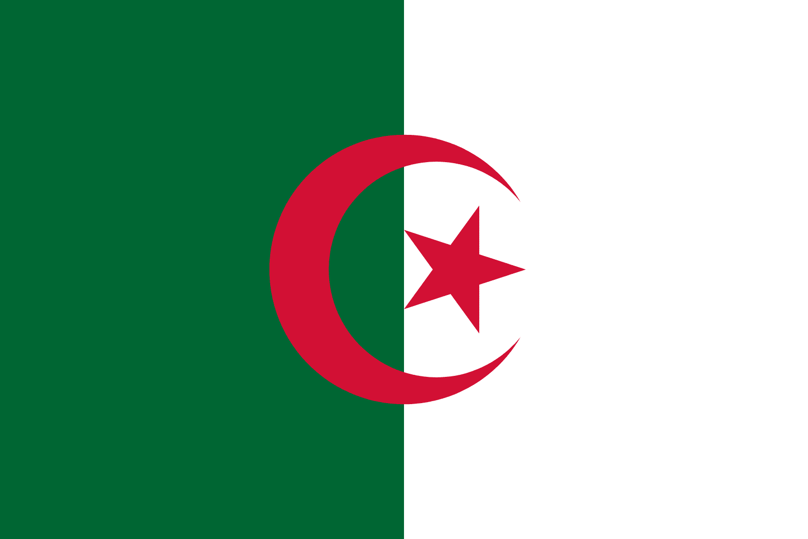 Drapeau De L'Algérie | Drapeauxdespays.fr