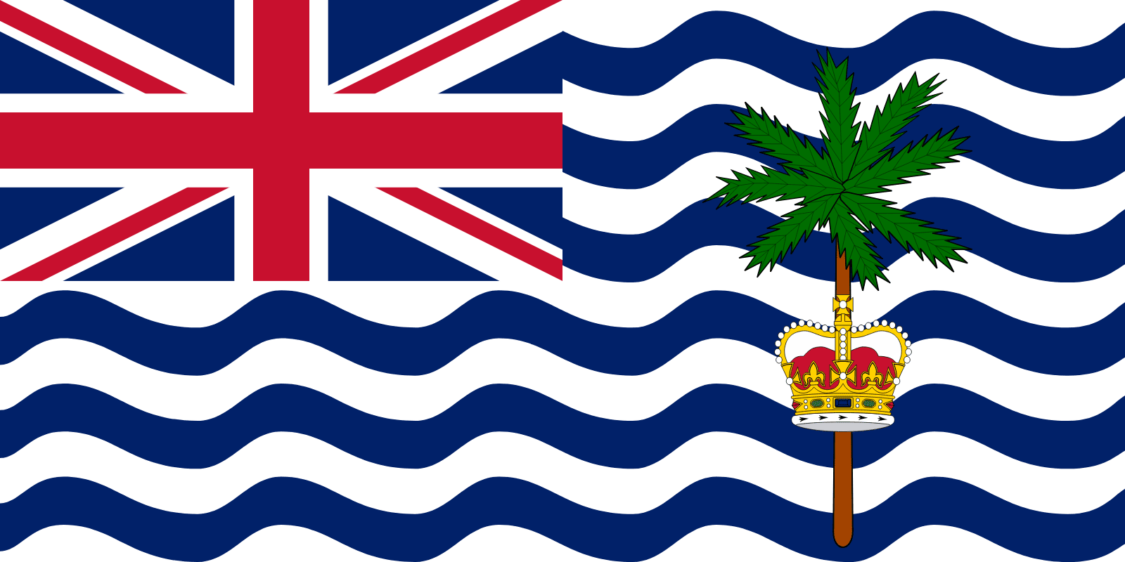 Drapeau du Territoire britannique de l'océan Indien | Drapeauxdespays.fr